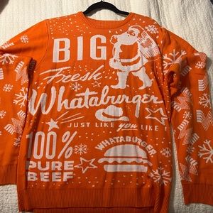 Whataburger Christmas Sweater L